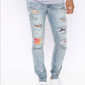 Mens Fashion Nova Skinny Jeans